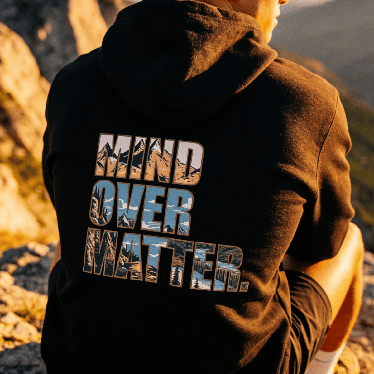 Mind Over Matter Mountains Hoodie