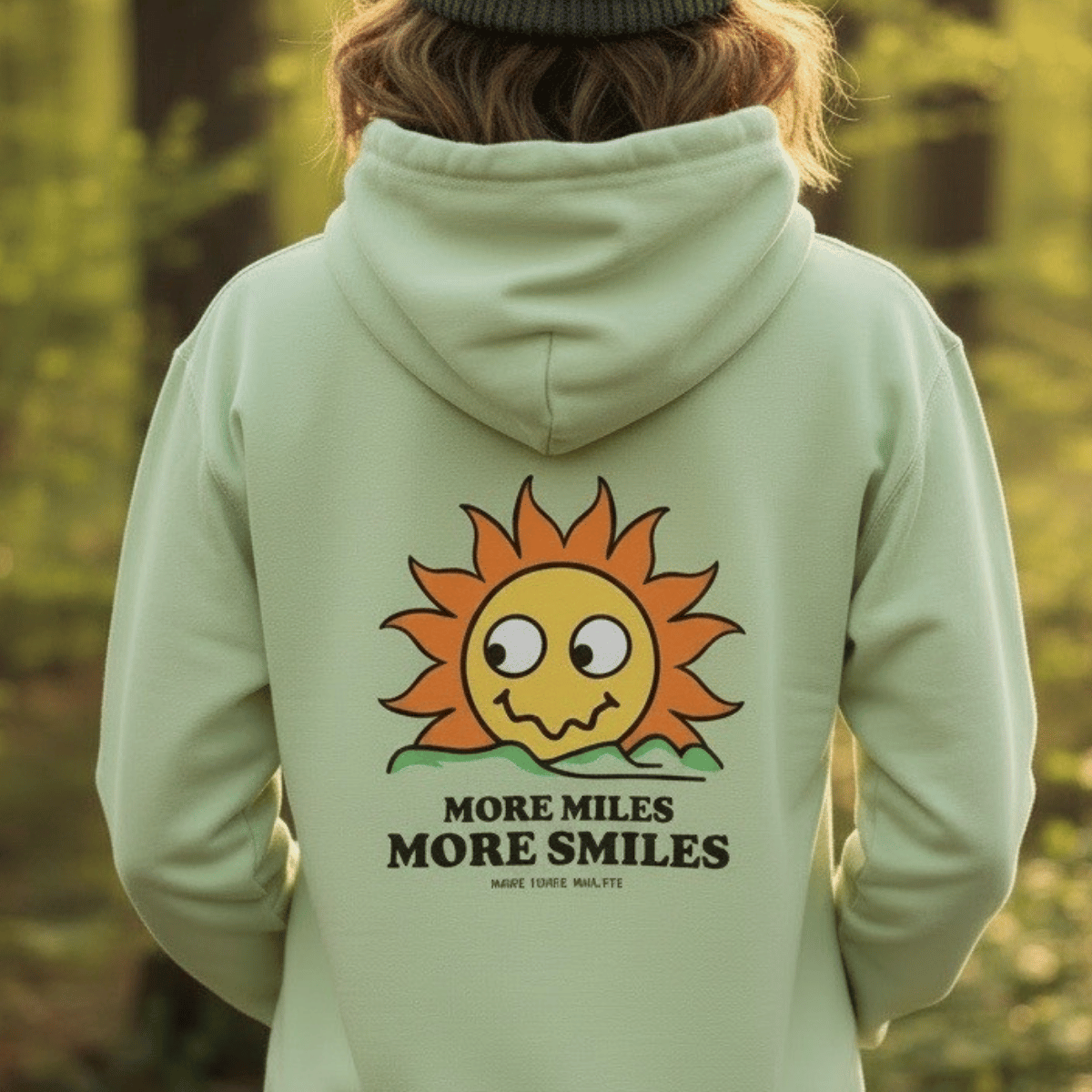 More miles, more smiles Hoodie